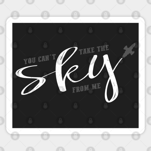 You can't take the sky from me Magnet by NinthStreetShirts